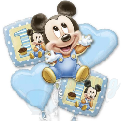 Mickey First Birthday Foil...