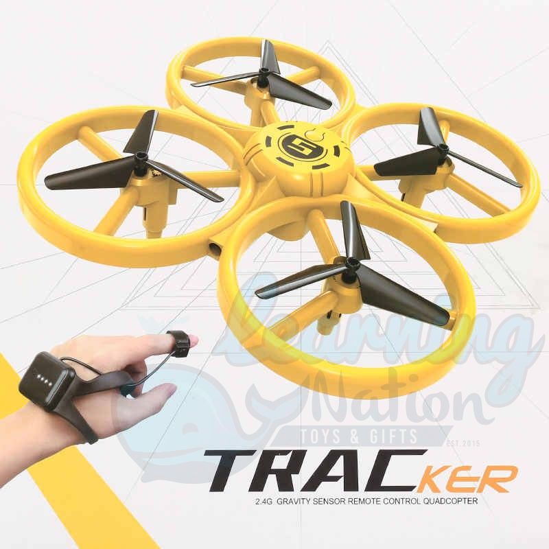 Hand Control Tracker Quadcopter Drone